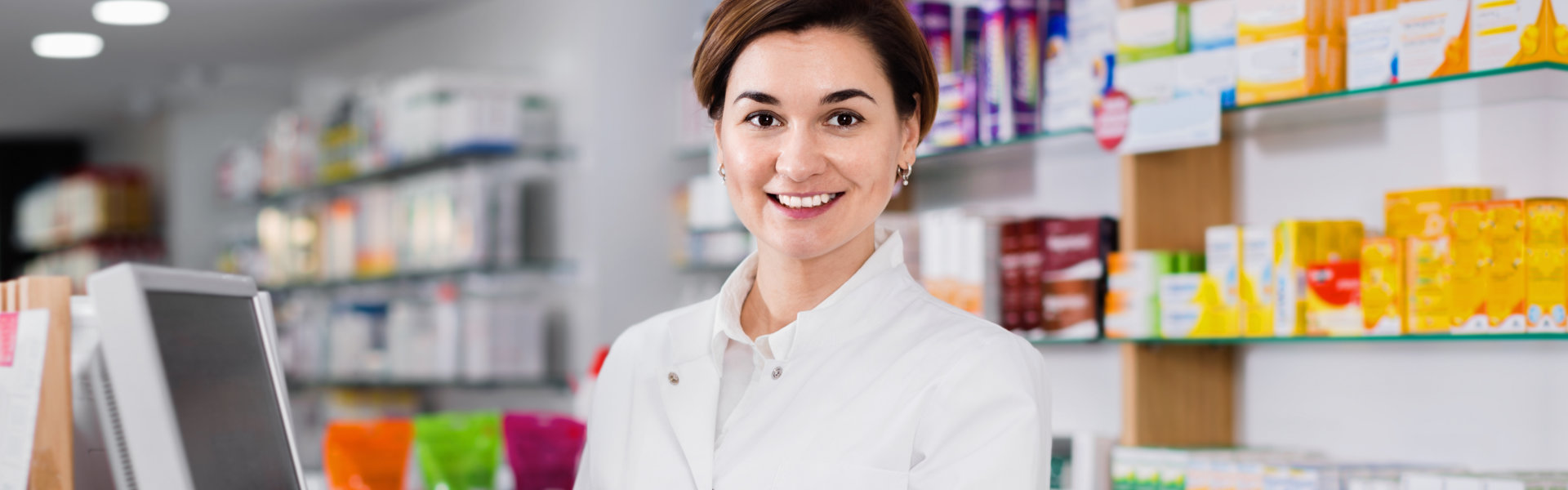 pharmacist smiling